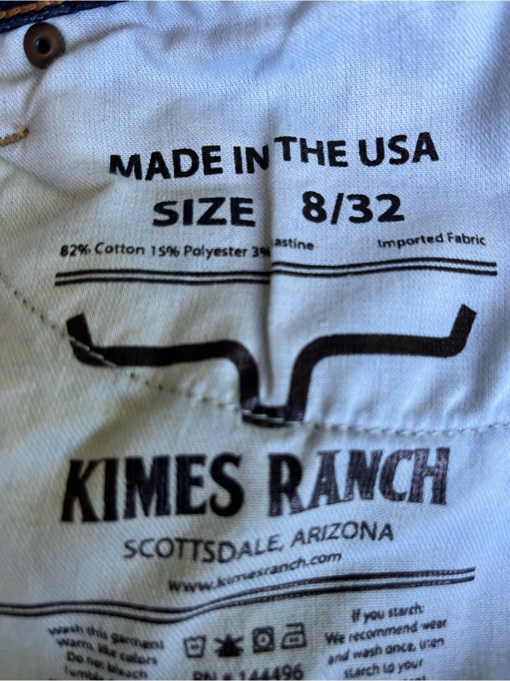 Kimes Ranch Sarah Dark Slim Blue Bootcut Jeans